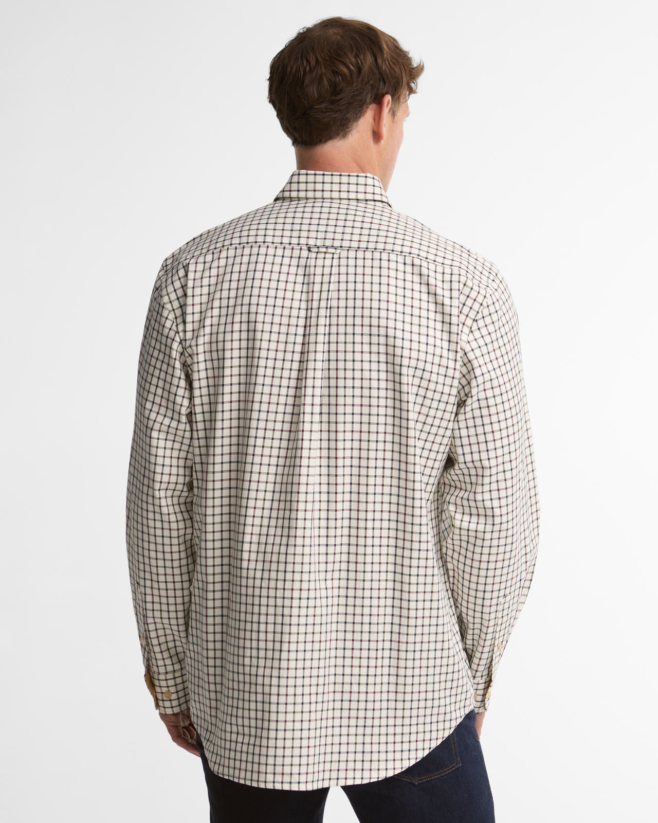 sporting-tattersall-regular-fit-shirt-dark-bordeaux-homme-MSH0002RE86_3_light Sporting Tattersall Regular Fit Shirt Dark Bordeaux