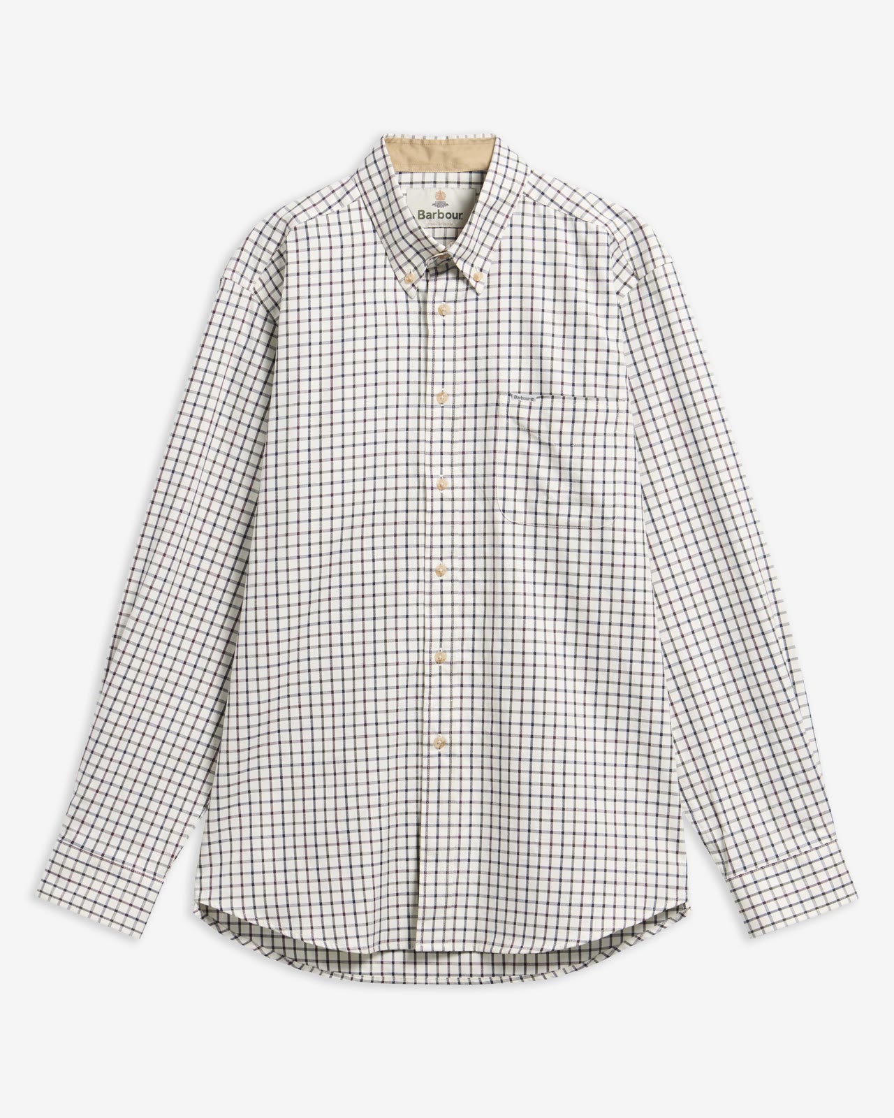 sporting-tattersall-regular-fit-shirt-dark-bordeaux-homme-MSH0002RE86_5_light Sporting Tattersall Regular Fit Shirt Dark Bordeaux