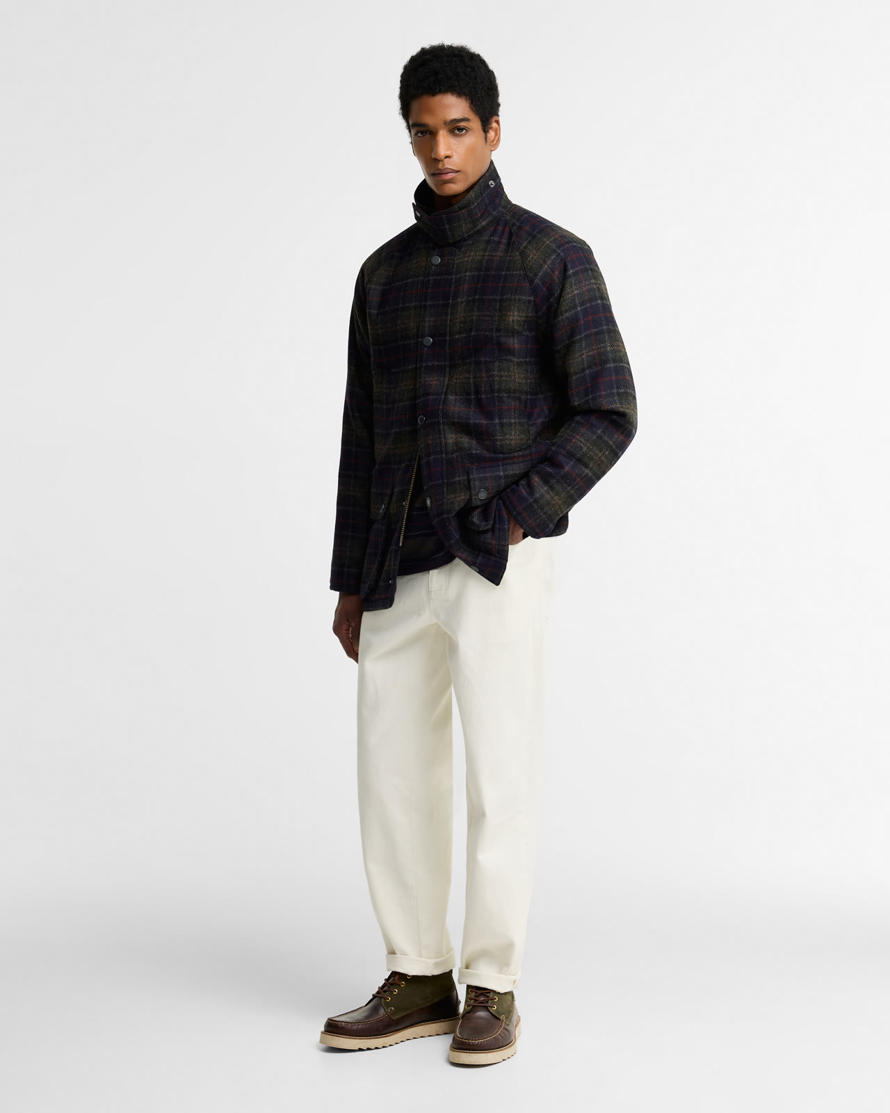 tartan-bedale-wool-jacket-shadow-classic-tartan-homme-MWO0313NY91_2_light Tartan Bedale Wool Jacket Shadow Classic Tartan