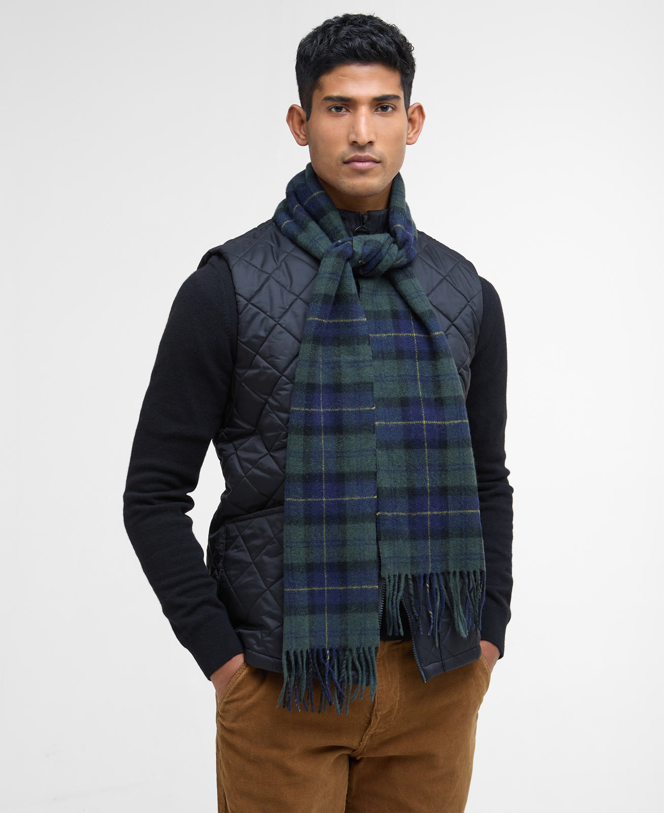 tartan-lambswool-scarf-ancient-unisex-USC0001TN28_02flat_light Tartan Lambswool Scarf Olive Night