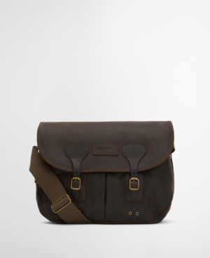 Wax Leather Tarras Crossbody Olive