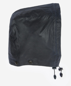 Waxed Cotton Hood Navy