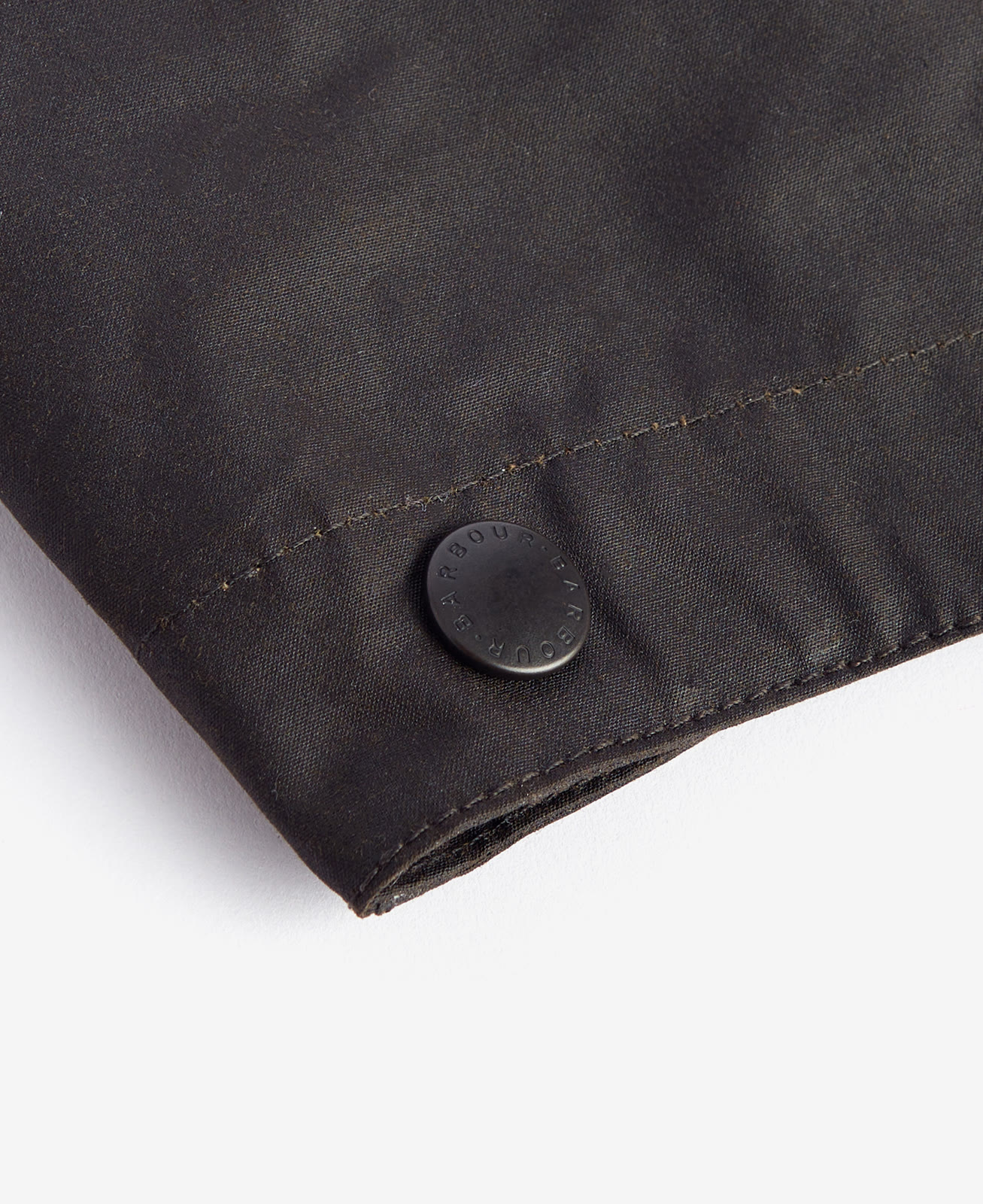 waxed-cotton-plain-hood-sage-homme-MHO0035OL71_03detailb_light Waxed Cotton Plain Hood Olive