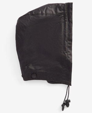 Waxed Cotton Plain Hood Rustic
