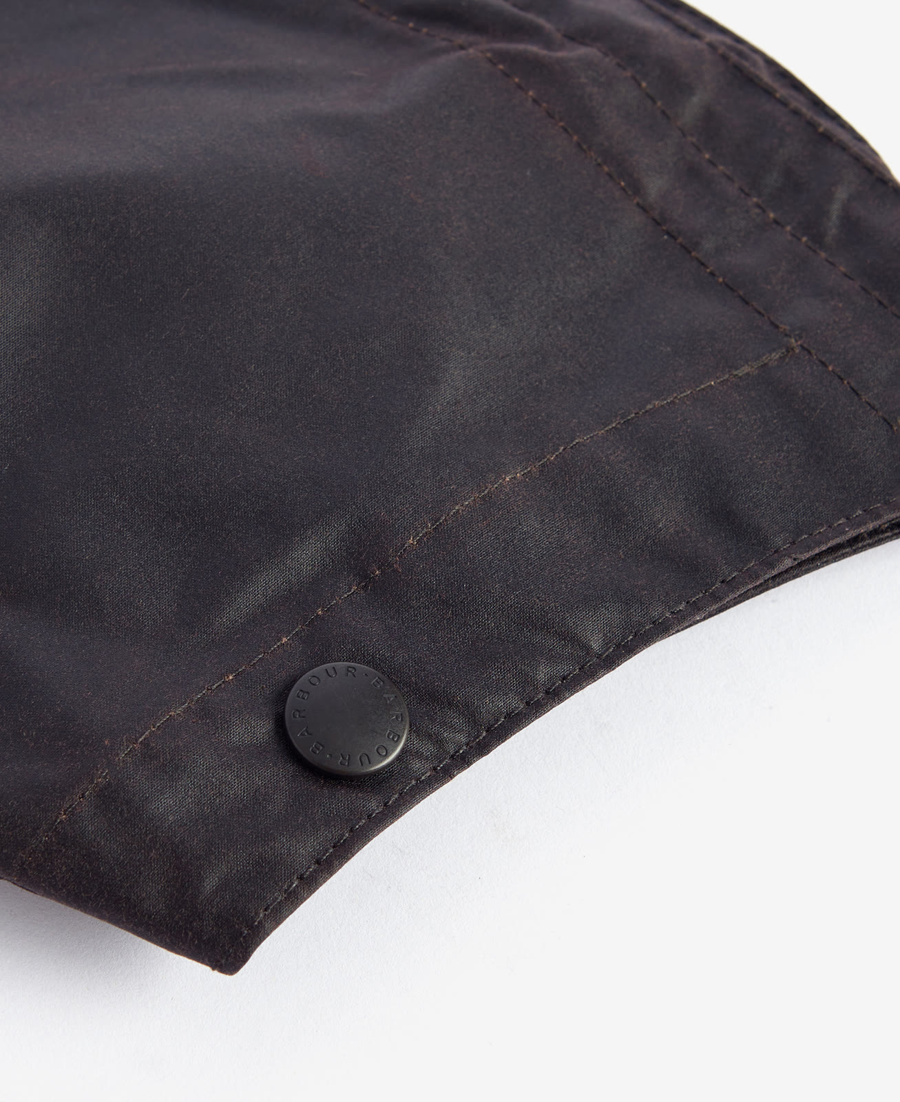 waxed-cotton-plain-hood-sage-homme-MHO0035RU52_03detailb_light Waxed Cotton Plain Hood Rustic