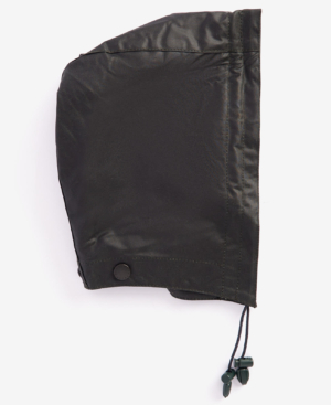 Waxed Cotton Plain Hood Sage