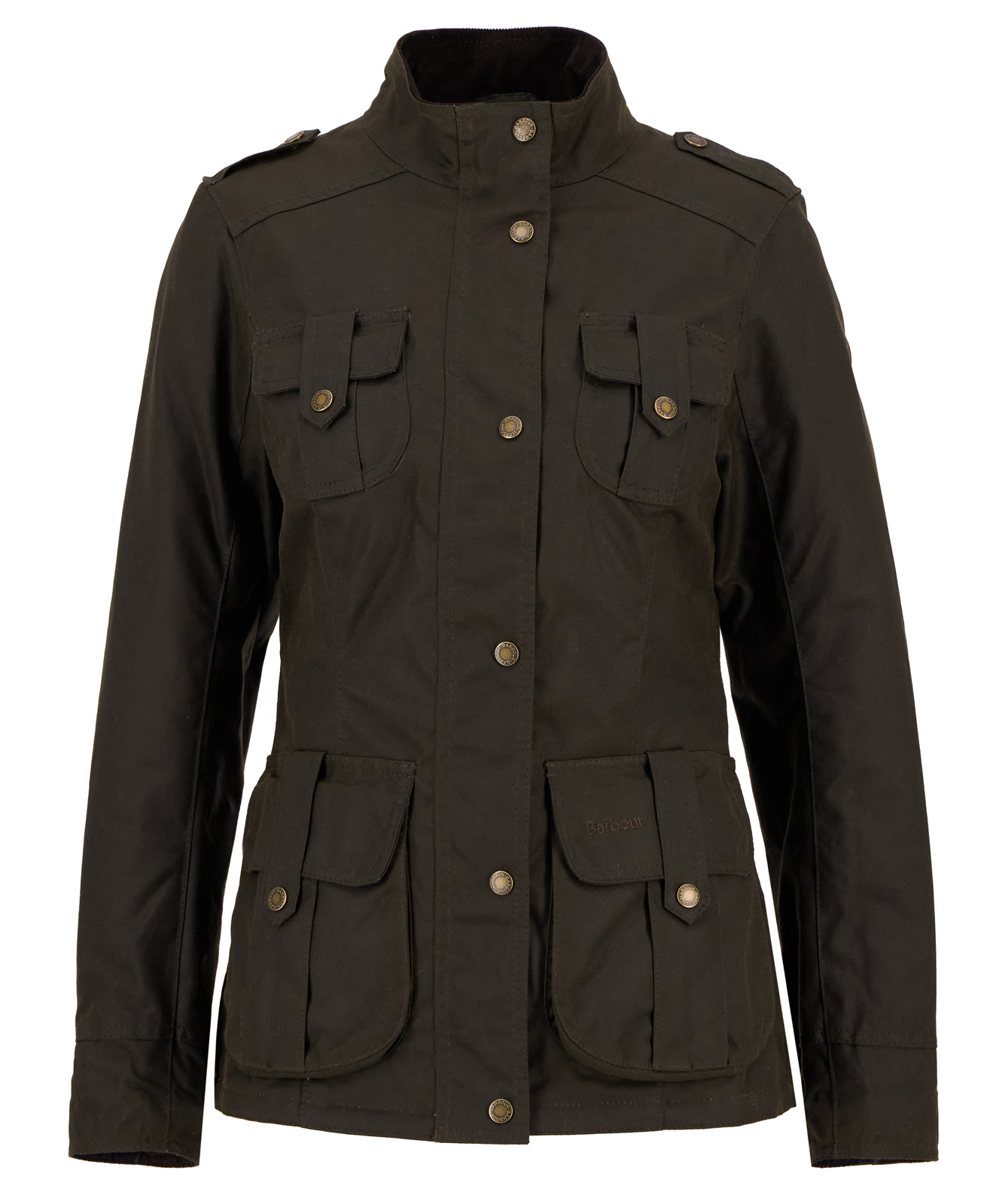 winter-defence-wax-jacket-olive-classic-femme-LWX1066OL51_02flat_light Winter Defence Wax Jacket Olive/Classic