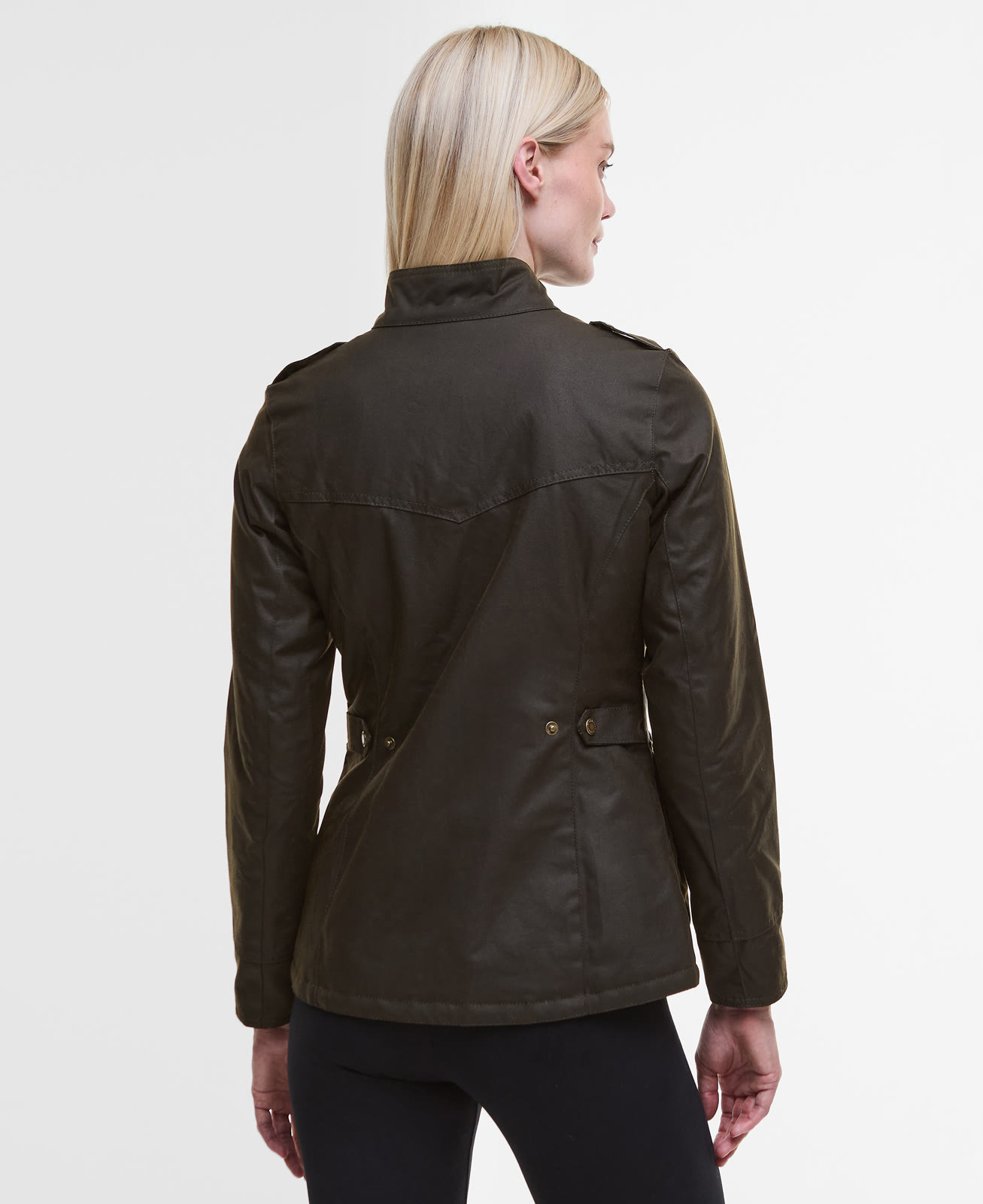 winter-defence-wax-jacket-olive-classic-femme-LWX1066OL51_04back_light Winter Defence Wax Jacket Olive/Classic
