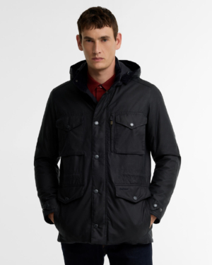 Winter Sapper Wax Jacket Navy/Shadow Classic